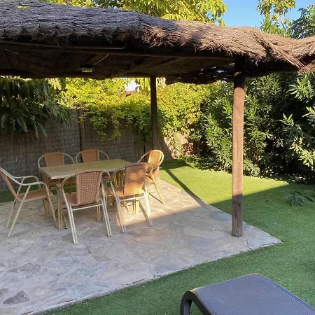 Casa Con Jardín Privado Y Piscina Compartida En Playa El Palmar Сasa de vacaciones *